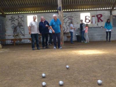 Partie de Pétanque